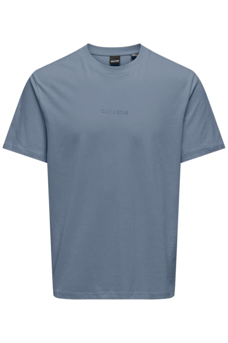 Only & Sons onslevi life reg text ss tee noos